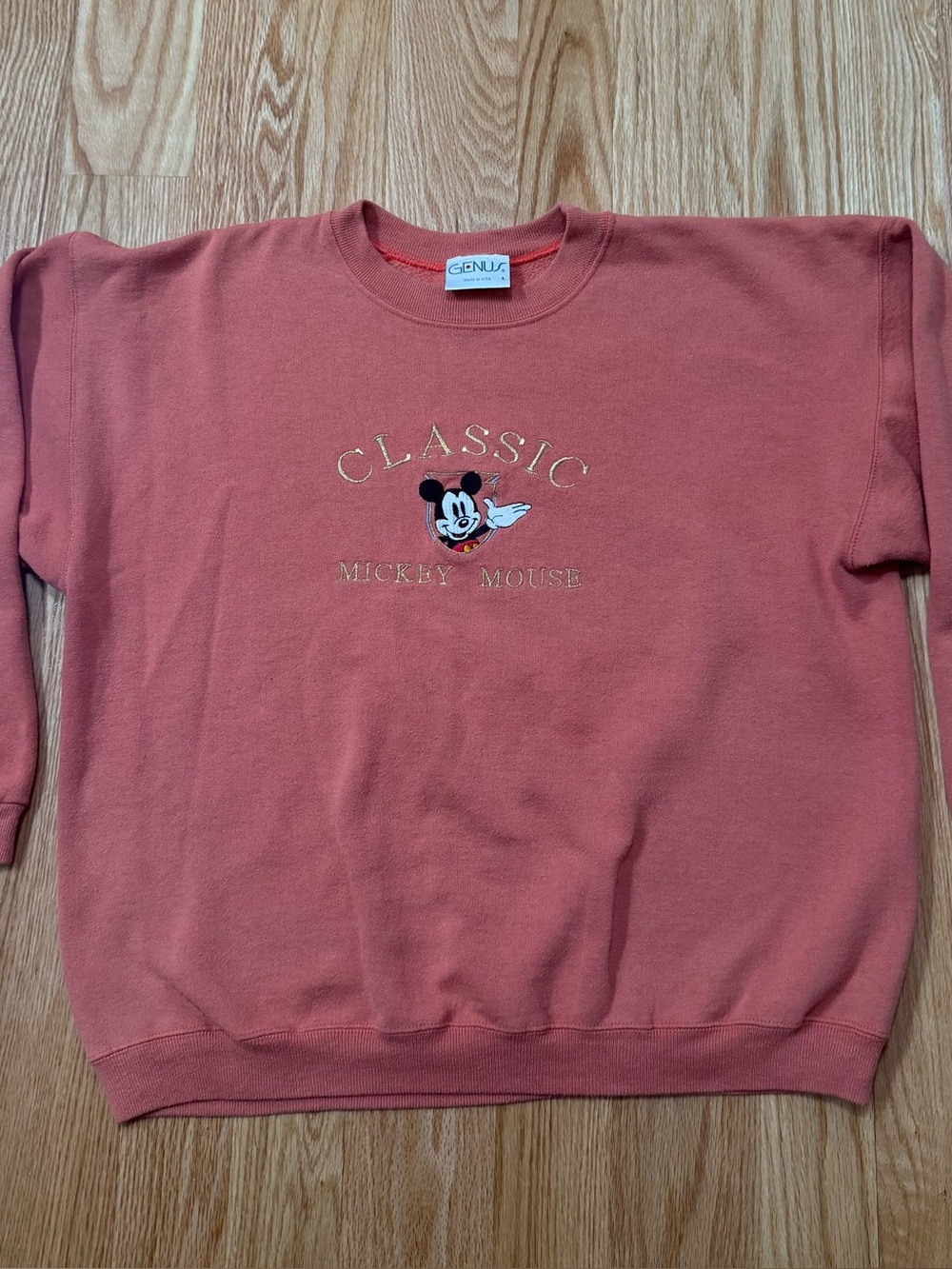 Vintage Mickey Mouse Classic Crewneck Sweatshirt Women’s Size Large Made In USA